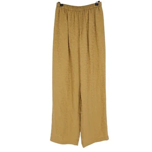 Eileen Fisher Straight Leg Pants Silk Jacquard High Rise Stretch Waist NWT Small - Picture 1 of 7