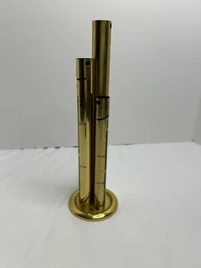 Gatco Vintage Brass Coin Counter Bank Nickels Dimes And Quarters Money Tower ~☆~ - Picture 1 of 10