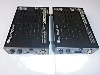 2 x Key Digital KD-X200ProK (1 Tx & 1 Rx) HD-BaseT/HDMI Extender via CAT5-e/CAT6 - Image 1 of 4