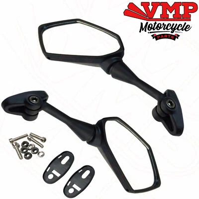 Пара левосторонних и правосторонних шестигранных зеркал Honda CBR 600 F4I 2001-2006 годов выпуска - Изображение 1 из 3