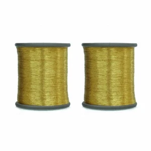 Metallic Zari Thread for Embroidery, Sewing and Jewelry Making, Gold Color, 0.1M - Picture 1 of 4