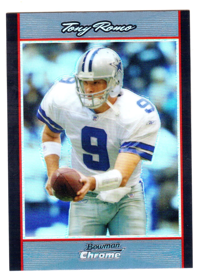 2007 BOWMAN CHROME #BC115 TONY ROMO REFRACTOR - Image 1 of 1