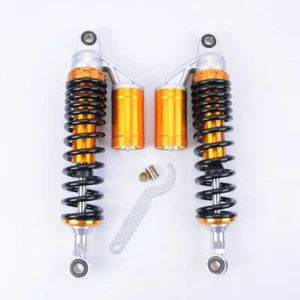 WOO 2 Stück Stoßdämpfer Motorrad Ersatz Runde Enden für Roller ATV 360mm - Bild 1 von 7