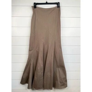 Topshop Brown A-Line Floor-Length Skirt Wool UK10 EU38 US6 - Picture 1 of 9