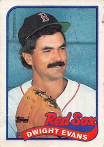 1989 Topps - #205 Dwight Evans - Picture 1 of 2