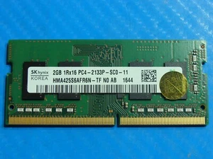 Lenovo 110-15ISK SKHynix 2GB 1Rx16 SO-DIMM RAM PC4-2133P HMA425S6AFR6N-TF - Imagen 1 de 2