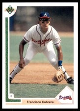 1991 Upper Deck Francisco Cabrera Baseball Cards #439