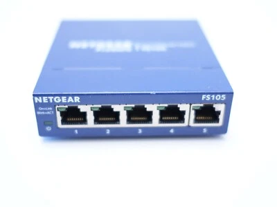 NETGEAR ProSafe FS105 v3 5-Port 10/100 Fast Network Switch - NO CORD - Image 1 of 3