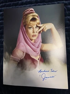 Barbara Eden Signed Autograph 11x14 Photo I Dream of Jeannie Rare Hot Sexy Promo - Picture 1 of 1