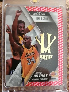 🔥 2015 PANINI HV KB20 Kobe Bryant Shaquille O'Neal #5 - UNLEASH/HERO-RED MVP  - Picture 1 of 5
