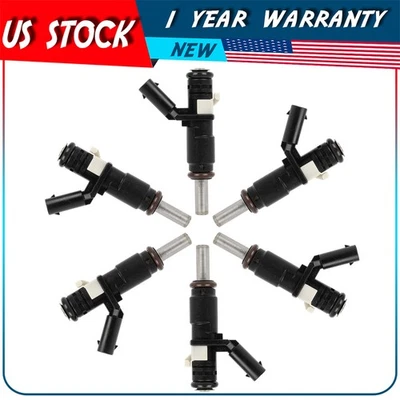 Inyectores de combustible para Mercedes-Benz C230 C300 C350 CLK350 E350 GLK350 ML350 6 piezas Foto 1 de 4