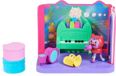 Gabby'S Dollhouse Deluxe Room Groovy Music Room Playset, Multicolor - image 1 of 3