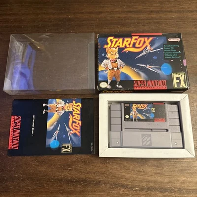 Star Fox (Super Nintendo SNES) Complete CIB - Tested - Authentic - Image 1 of 4