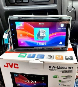 JVC KW-M595DBT USB DAB+ CARPLAY Bluetooth 6.8" Touch Android Autoradio 2Din  - Bild 1 von 23
