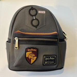 Loungefly X Harry Potter Cosplay Mini Backpack Gryffindor Gray & Black - Picture 1 of 11