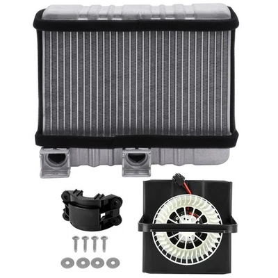 1 x ventilador de motor soplador y 1 x núcleo calefactor para BMW 323Ci 325Ci 328Ci 330Ci X3 delantero Foto 1 de 4