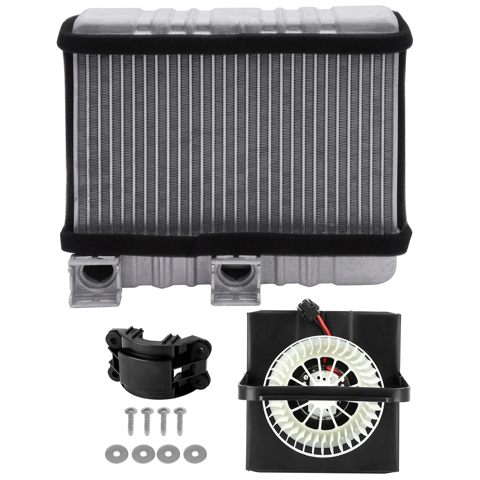 1 x ventilador de motor soplador y 1 x núcleo calefactor para BMW 323Ci 325Ci 328Ci 330Ci X3 delantero Foto 1 de 4