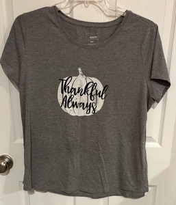 Sonoma Goods For Life "Thankful Always"  T-Shirt - XXL - NEW - Picture 1 of 4