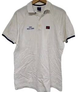 Vtg Nike John McEnroe 1985 Challenge Court Checkerboard Tennis Polo Shirt XL - Picture 1 of 12