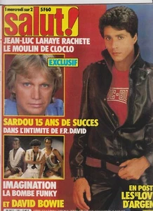 SALUT MAGAZINE N° 191-1983 CLAUDE FRANCOIS MICHEL SARDOU DAVID BOWIE IMAGINATION - Picture 1 of 1