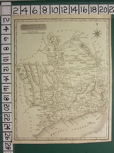 1818 DATED GEORGIAN MAP ~ MONMOUTHSHIRE ~ NEWPORT PONTYPOOL ABERGAVENNY MONMOUTH - Picture 1 of 1