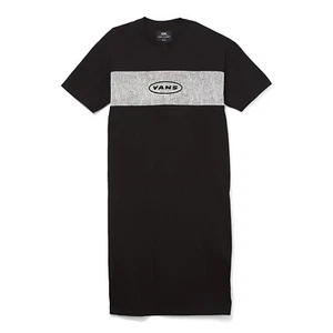 Totalmente Nuevo Para mujeres Vans Curren x Knost Camiseta Vestido Negro Talla Pequeña - Imagen 1 de 2