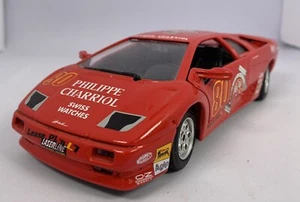 Vintage Burago 1/24 1990 Lamborghini Diablo Supersport Philippe Charbroil - Picture 1 of 13