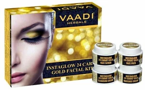 Vaadi Herbals Gold Facial Kit 24 Carat Gold Leaves 70 g - Picture 1 of 3