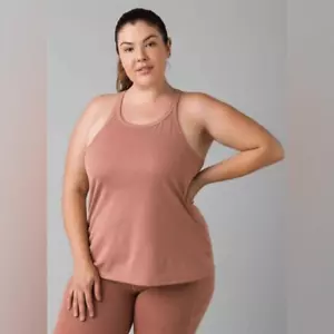NWT- PrAna- Becksa Tank Plus in Cloud Blush Heather, Size 2X - Picture 1 of 6