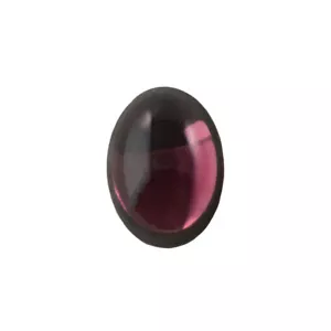 18x13mm Translucent Amethyst Foiled Glass Oval Cabochons (2) cab4005D - Picture 1 of 2