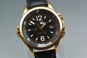 Neues Band【Near Mint】 Hamilton KHAKI Gold Automatik H775450 H77545735 Herrenuhr - Bild 1 von 15