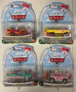 4 Pack Disney Pixar Cars Easter Mater Lightning McQueen Ramone Flo Buggy - New - Picture 1 of 14