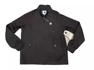 Chaqueta Harrington Pretty Green 2023 Openshaw, con cremallera, talla M - negra - artículo de muestra - Imagen 1 de 14