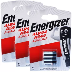 6 x Energizer A544 4LR44 476A PX28A 3131 6V Alkaline Batteries - Picture 1 of 1