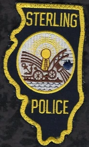 Sterling Illinois Police Shoulder Patch OBSOLETE - Picture 1 of 2