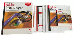 1999 Adobe Photoshop 5.5 For Mac, Macintosh Package Complete - Picture 1 of 2