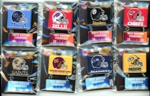 2020 NFL Playoffs Division Champion Dangle Pins LV Pin Choice Super Bowl 55 - Picture 1 of 9