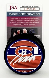 Patrik Laine signed Montreal Canadiens Reverse Retro Puck autographed #2 JSA - Picture 1 of 2