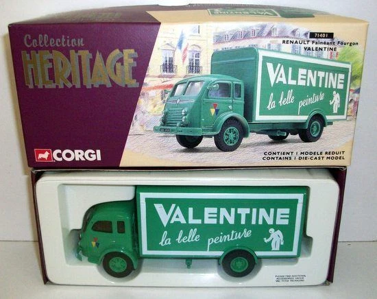 CORGI 1/50 - 71401 RENAULT FAINEANT FOURGON - VALENTINE - Photo 1/1