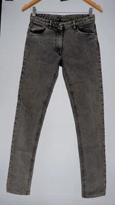 Maison Martin Margiela 1 gray denim skinny ladies 28 pants 90s 2000s - Picture 1 of 9