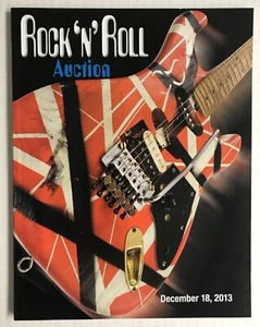 Profiles in History ROCK and ROLL 2013 Hollywood Auction BOOK - EDDIE VAN HALEN - Imagen 1 de 10