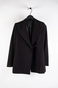 Jean Paul Gaultier Women Blazer Black Hoop Closing Size 44IT,10US (fits M) H3271 - Picture 1 of 11