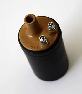 NEW! 1965 - 1973 Ford Mustang Yellow top Ignition coil - Picture 1 of 6