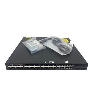Cisco WS-C3650-48FS-E 48-Port PoE Switch with Racks Cheap!