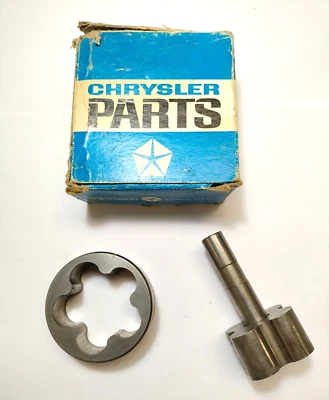 1959-1976 Dodge Plymouth Oil Pump Shaft & Rotor 8 Cylinders Package 2084354 NOS. - Image 1 of 4