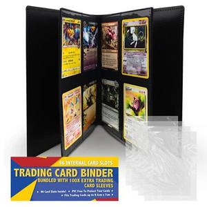 Carpeta de álbum de 4 bolsillos A5 para tarjetas coleccionables | 96 soportes y 100 fundas protectoras - Imagen 1 de 7