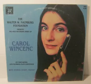 Naumburg Foundation präsentiert Aufnahmedebüt CAROL WINCENC Phonograph Schallplatte LP - Bild 1 von 3