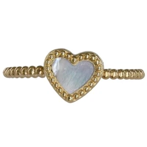 Pearl Lady's Stone Ring 18K Yellow Gold 1.3g Size 7.25 (FPP006404) - Picture 1 of 7