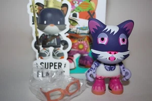 Juguete artístico de diseño Janky serie 2 Pete Fowler Tygrr Tiger 2019 superplástico - Imagen 1 de 3