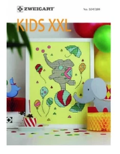 Zweigart pattern book 104 / 299 Kids XXL space, ballet - cross stitch 24 pages - Picture 1 of 1